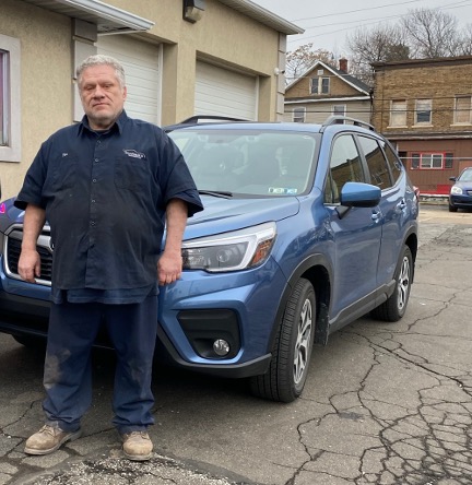 Randazzo’s Auto Service in Erie, PA’s two newest team members, Tim and Doug.